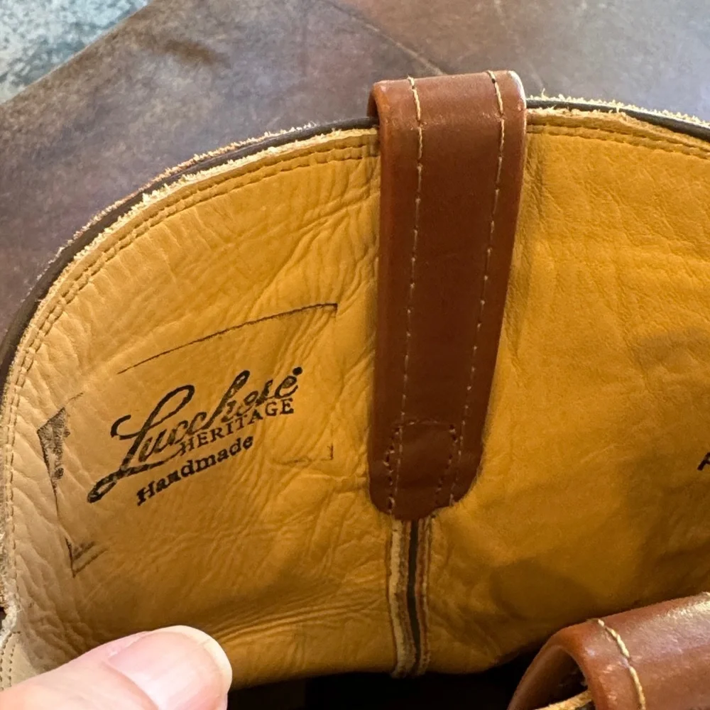 REAL - Lucchese Brown Alligator boats - Picture 3 of 13